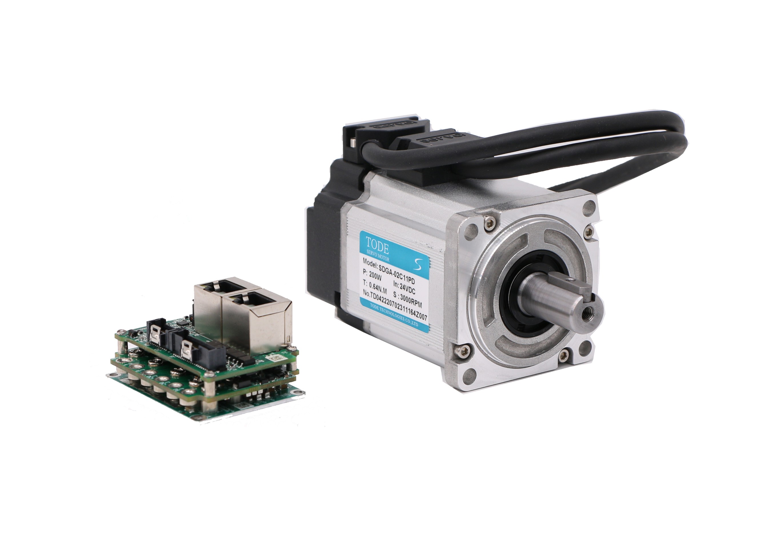 60法兰200w绝对值直流伺服