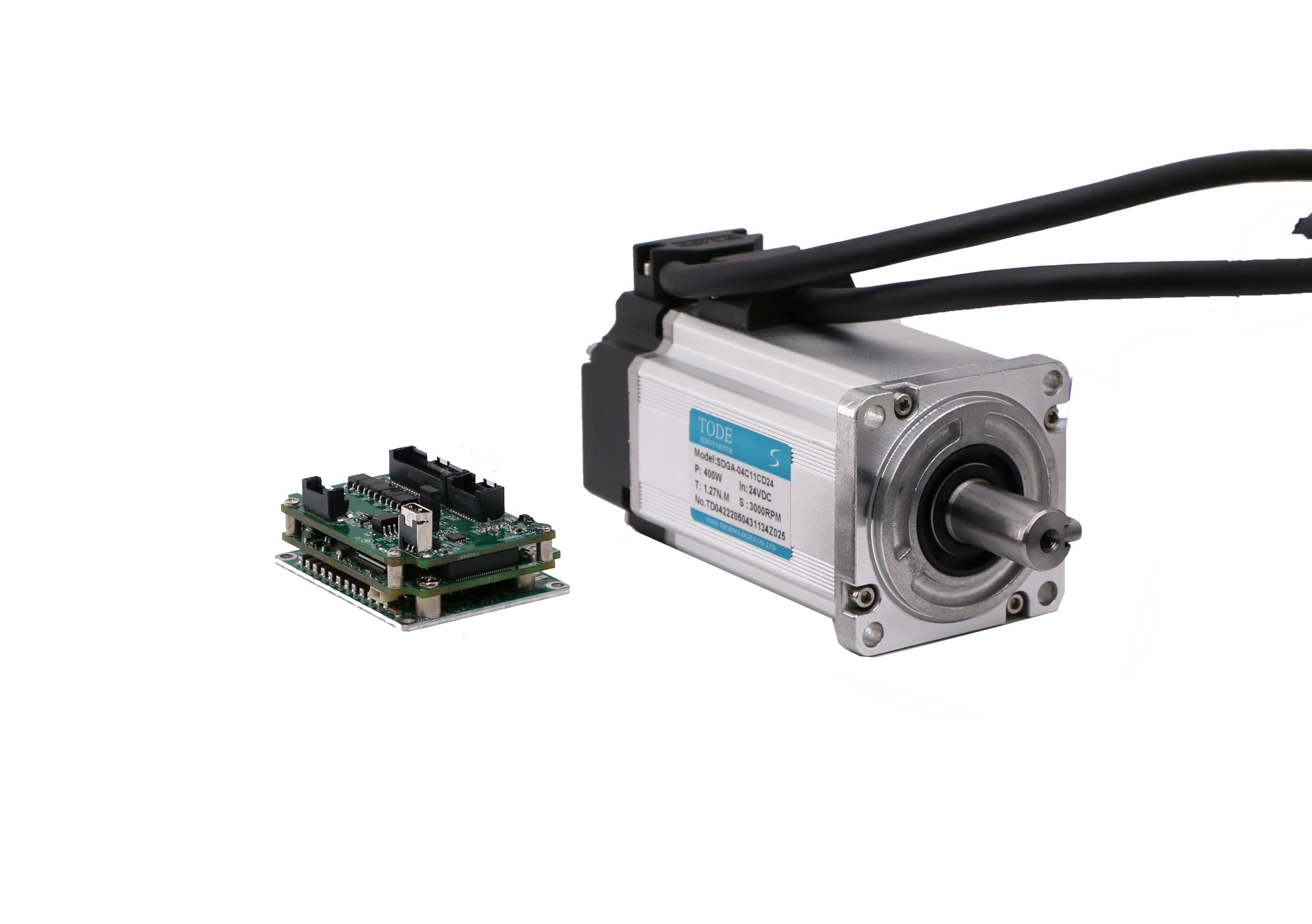 60法兰24v400w绝对值直流伺服